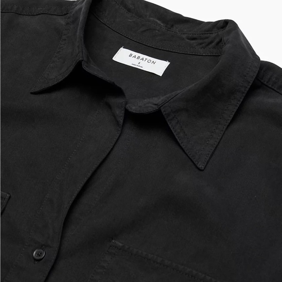 Aritzia Babaton Black Button Up - Picture 3 of 4